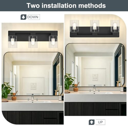 Modern Bathroom Lighting Fixtures Over Mirror