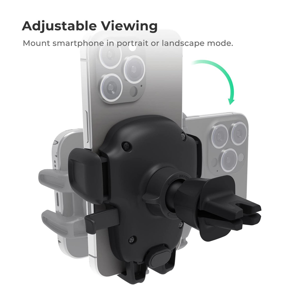 Easy One Touch Signature Air Vent Car Mount for Smartphone iPhone 18 (Signature)