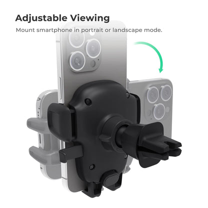Easy One Touch Signature Air Vent Car Mount for Smartphone iPhone 18 (Signature)