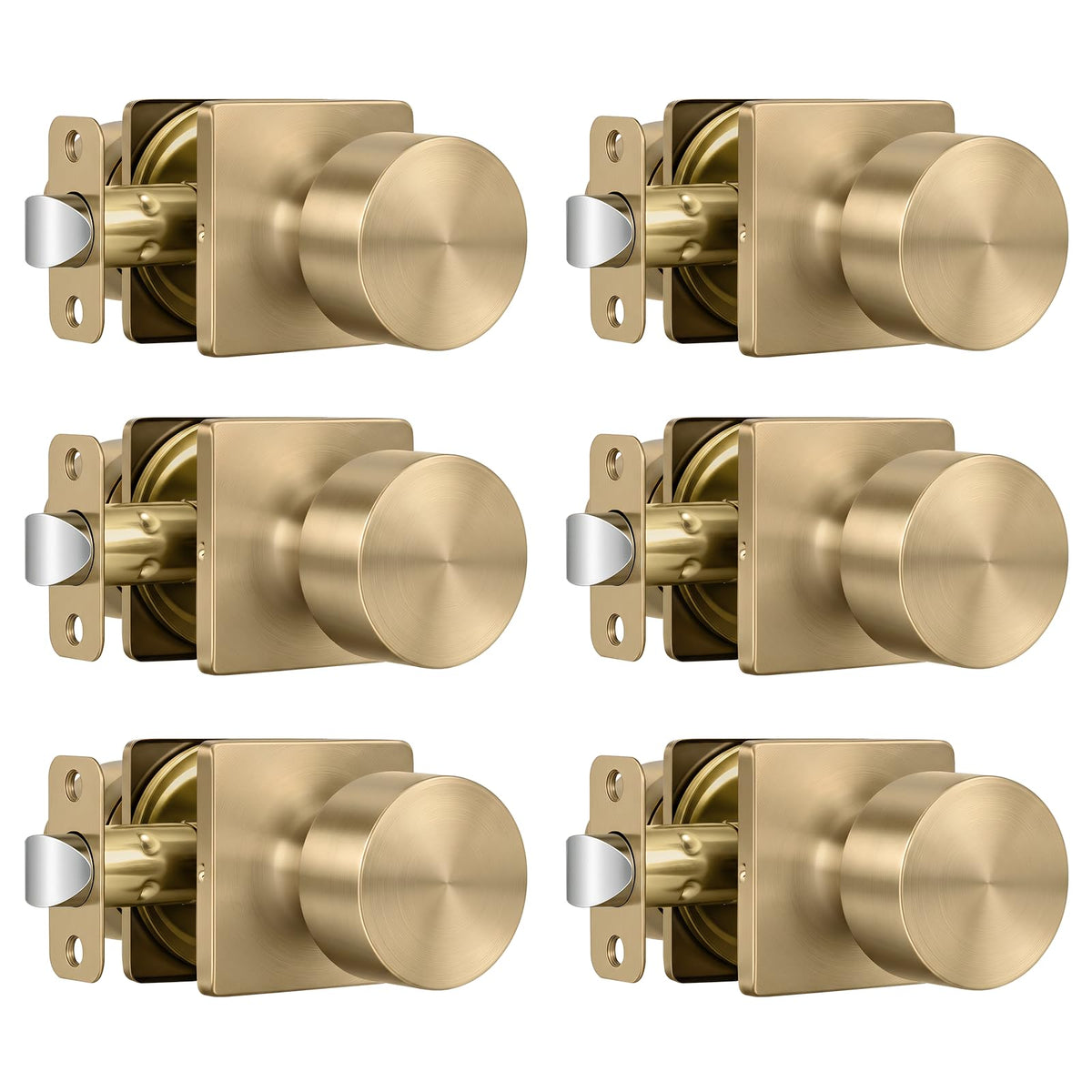 Champagne Bronze Closet Door Knobs (Champagne Bronze)