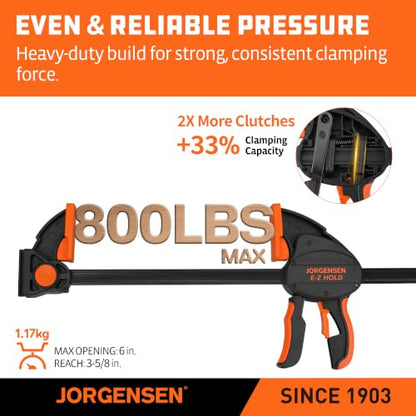 E Z HOLD 2PK Heavy Duty Expandable Clamp