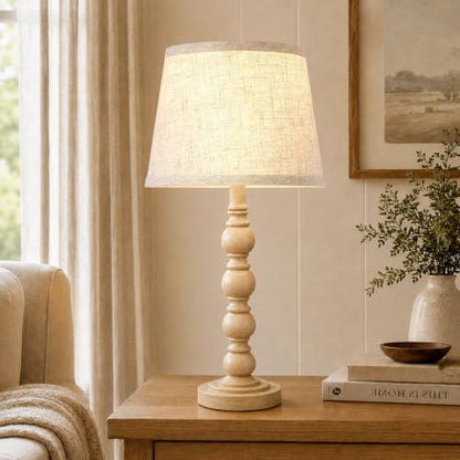 Traditional 21" Rustic Table Lamp Set of 2 for Living Room
