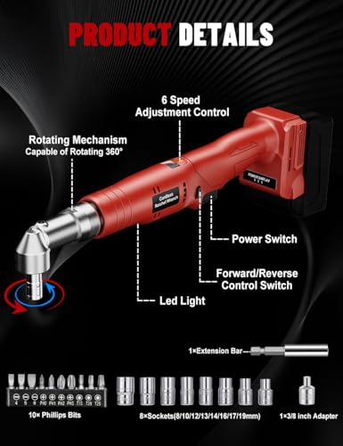1 2" Cordless Ratchet Wrench