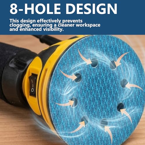 5 Inch 8 Hole Sanding Discs