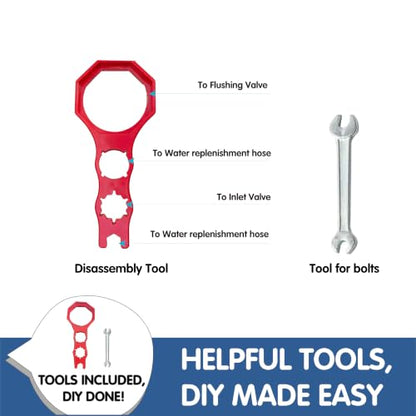 Toilet Flapper Replacement Kit for 2
