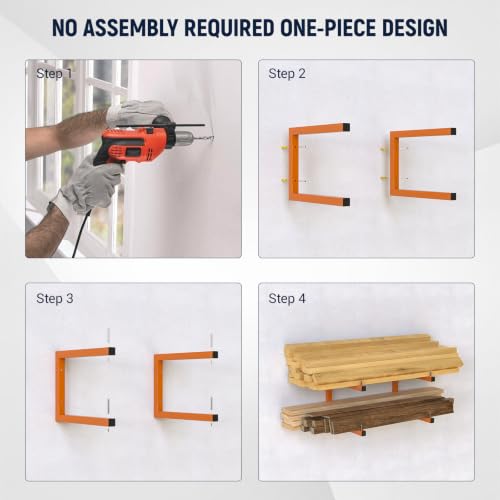 Heavy Duty Wood Storage Organizer