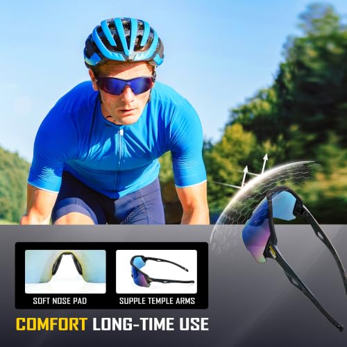 Safety Sunglasses with Tinted Wraparound Lenses