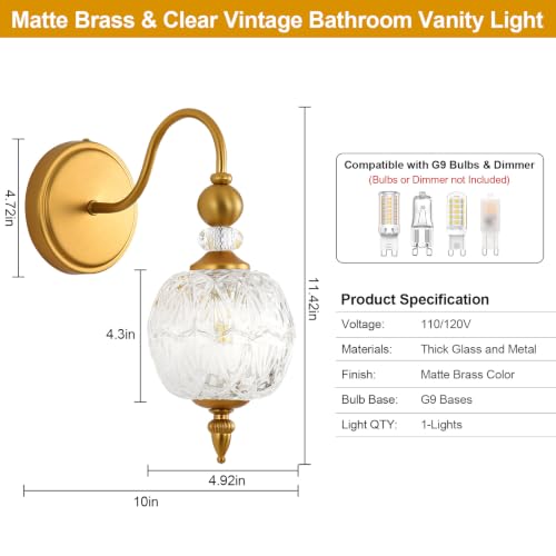 Vintage Bathroom Vanity Light Wall Sconces