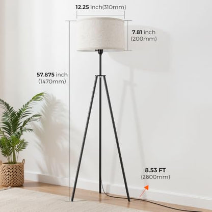 Tripod Floor Lamp with 3