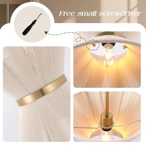 12.2” Rattan Pendant Light for Dining Room