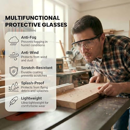 2 Pack Safety Glasses