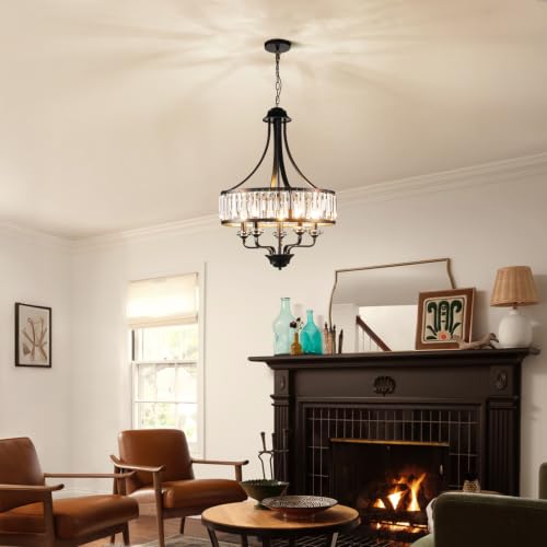 Modern Black Crystal Chandelier 5