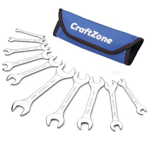 Super Thin Open End Wrench Set Carbon Steel
