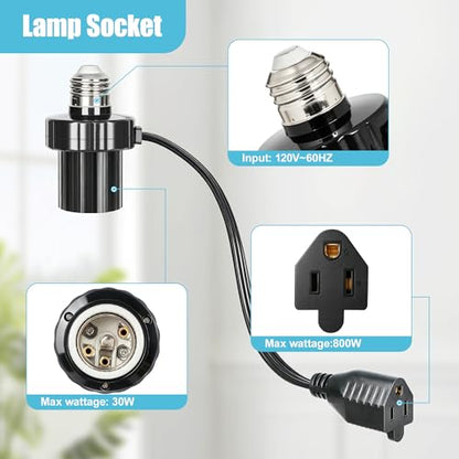 3 in 1 Light Socket Outlet Adapter