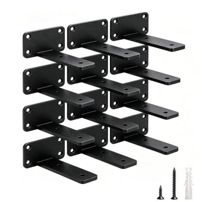 Black L Shelf Bracket A2