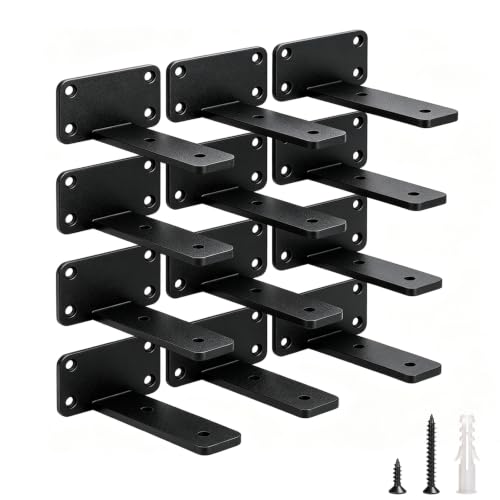 Black L Shelf Bracket A2