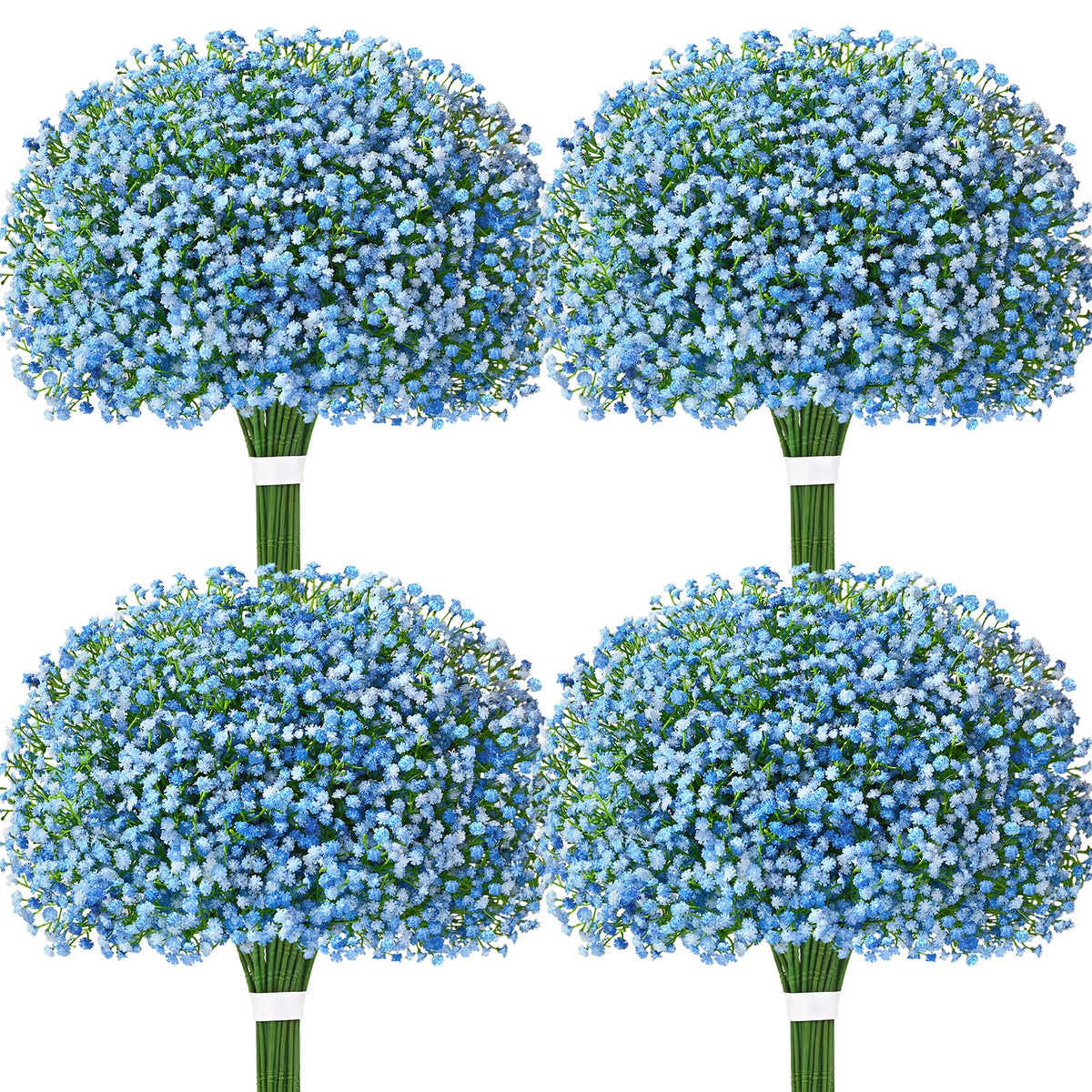 120 Pcs Blue Babys Breath Artificial Flowers (Baby Blue / 120 Pcs)
