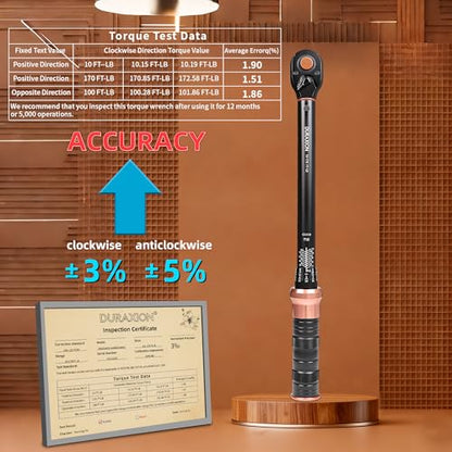 Torque Wrench Dual Range Scales