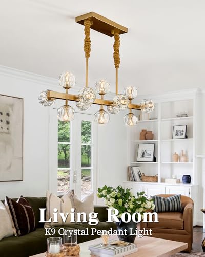 Glass Globe Sputnik Chandelier