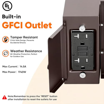 GFCI Motion Sensor Outdoor Wall Lights