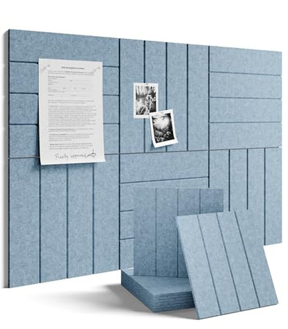Felt Bulletin Board Tiles Large 48" x 36" Cork Board Alternative
