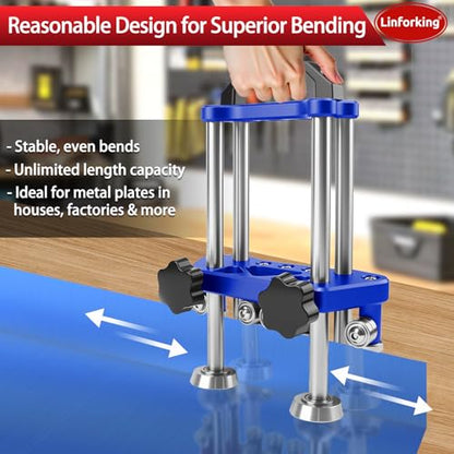 Sheet Metal Tools 2 Station Metal Bender (Blue)