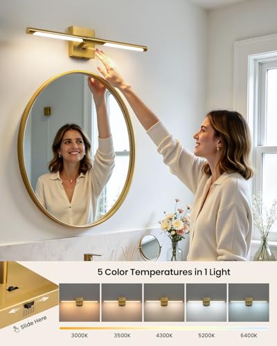 Black Gold Vanity Lights for Mirror