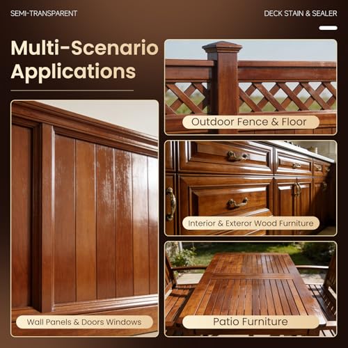 Water Based Wood Stain and Sealer in One