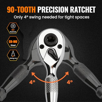 Stubby Ratchet Wrench