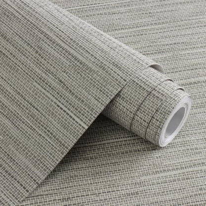 Grasscloth Peel and Stick Wallpaper Faux Linen Wallpaper Vinyl