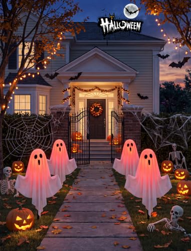 Halloween Ghost Pathway Lights Outdoor