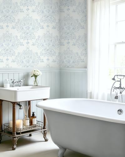 Damask Peel and Stick Wallpaper Geometric Contact Paper for Bedroom