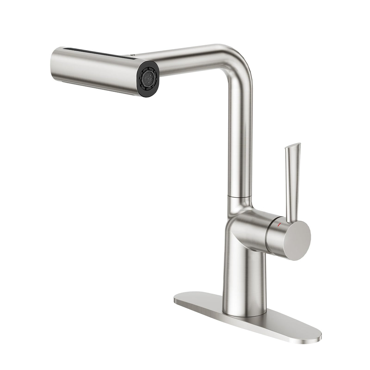 Waterfall Kitchen Faucets with Pull Down Sprayer (Waterfall / W-Stainless Steel)