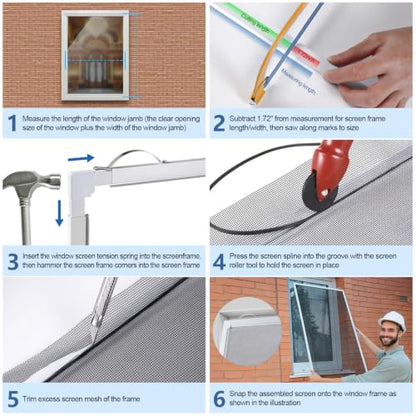 New Window Screen Frame Kit