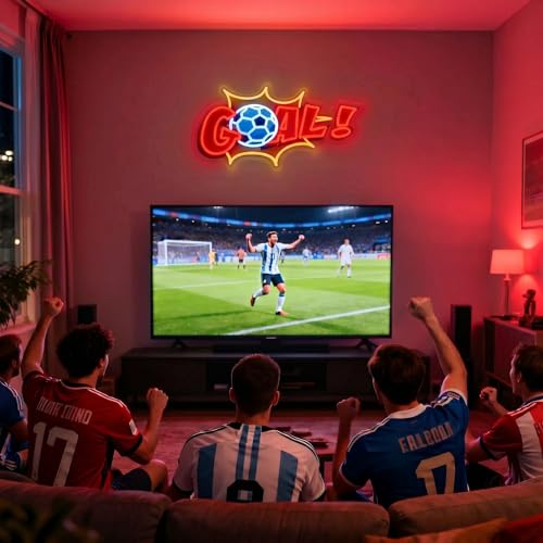 Soccer Goal Neon Sign