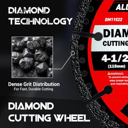 4.5inch & 5inch Diamond General Purpose Cutting Disc 2pcs