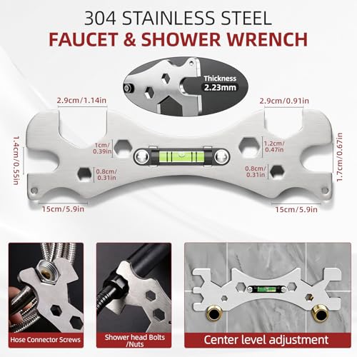 Plumbing Tool and Faucet Wrench Set