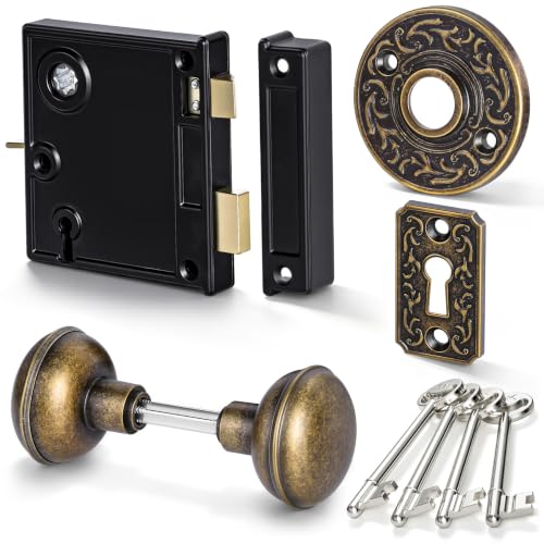 Vintage Rim Lock Set