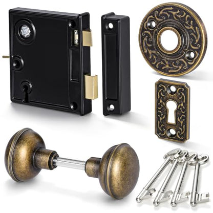 Vintage Rim Lock Set