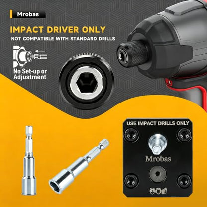 C5A2 Impact Power Assisted Crimper HVAC Duct Crimping Tools Automatic Turbo Crimper Sheet Metal Round Downspout Gutter Crimp Swagging Accessory Suits for 1