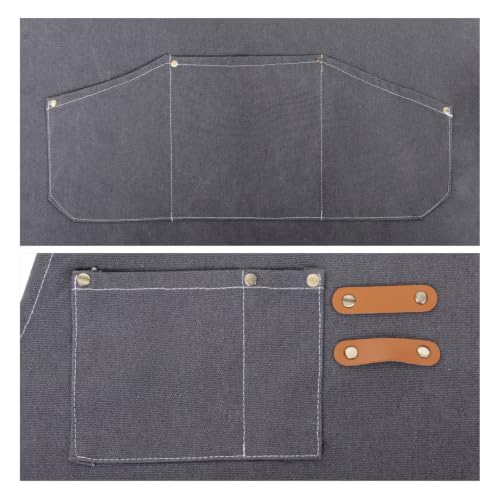 Canvas Tool Apron (Gray)