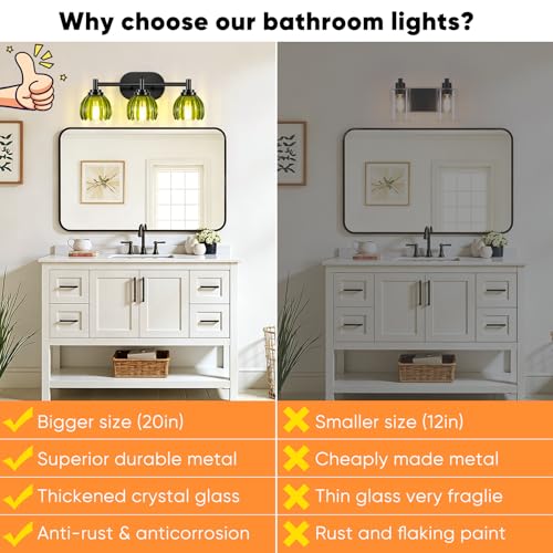Bathroom Vanity Light (Black)