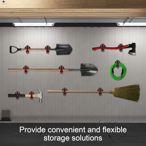 4 Pack Magnetic Shovel Holder for Truck (Red / 4 pcs)