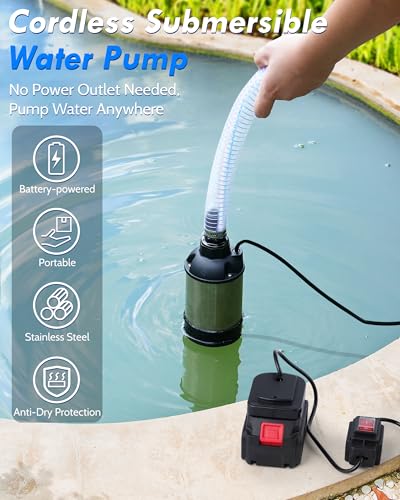 Cordless Submersible Water Transfer Pump