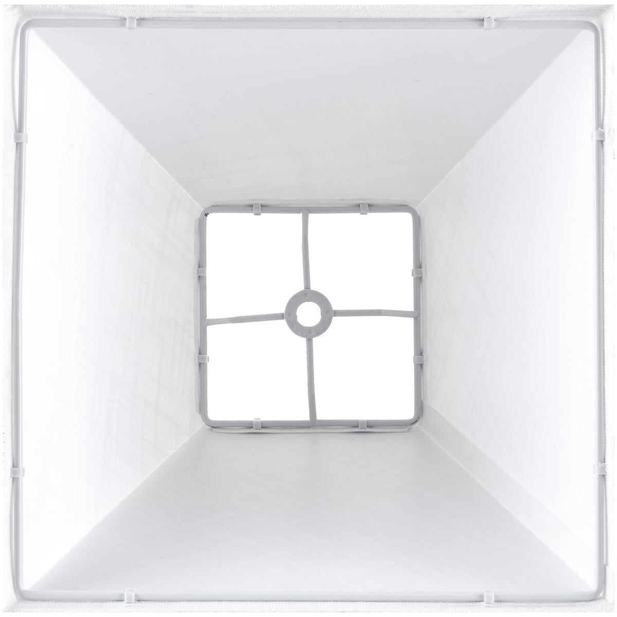 Small Square Lamp Shades for Bedside Lamps Set of 2 (Off White-linen / 4 × 9 × 8.3 inches (2 pack))