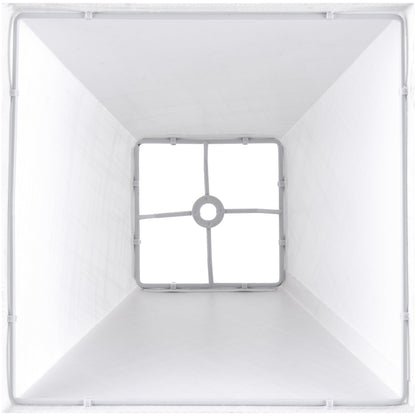 Small Square Lamp Shades for Bedside Lamps Set of 2 (Off White-linen / 4 × 9 × 8.3 inches (2 pack))