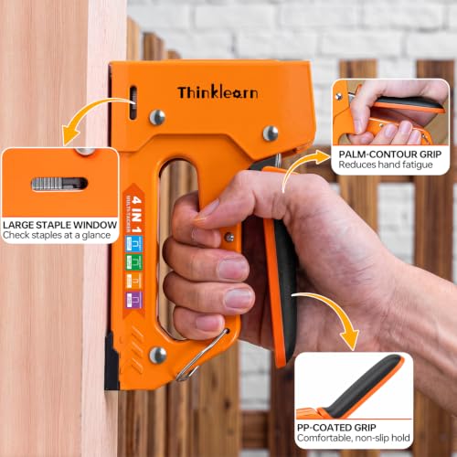 4-in-1 Heavy Duty Upholstery Staple Gun with 4000 Staples
