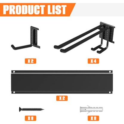 Wall Mounted Ski Storage Rack