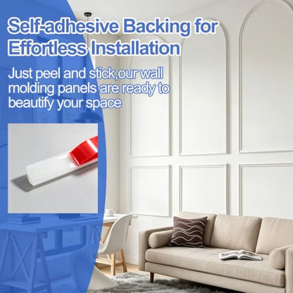 Peel and Stick Wall Molding Kit