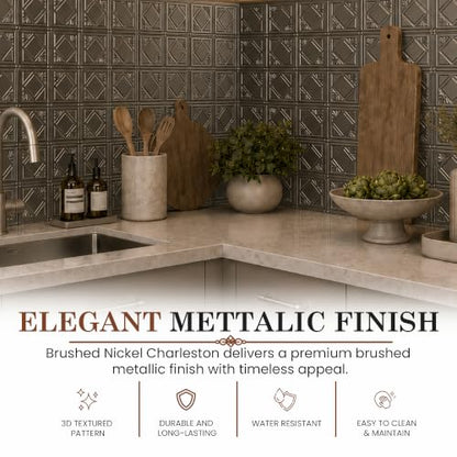 Charleston Decorative Kitchen Backsplash Kit